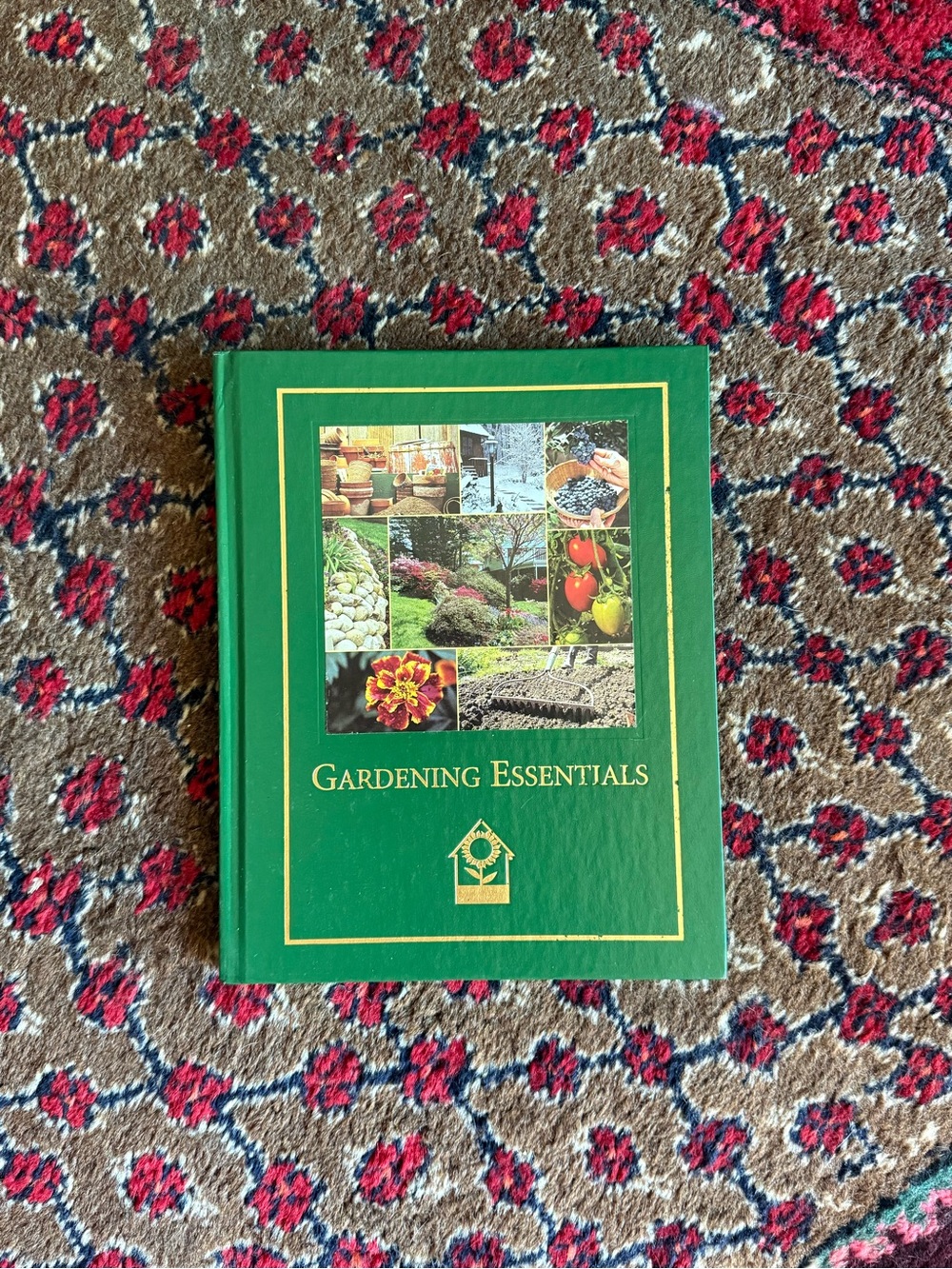 Vintage Gardening Essentials Hardcover Book - Green